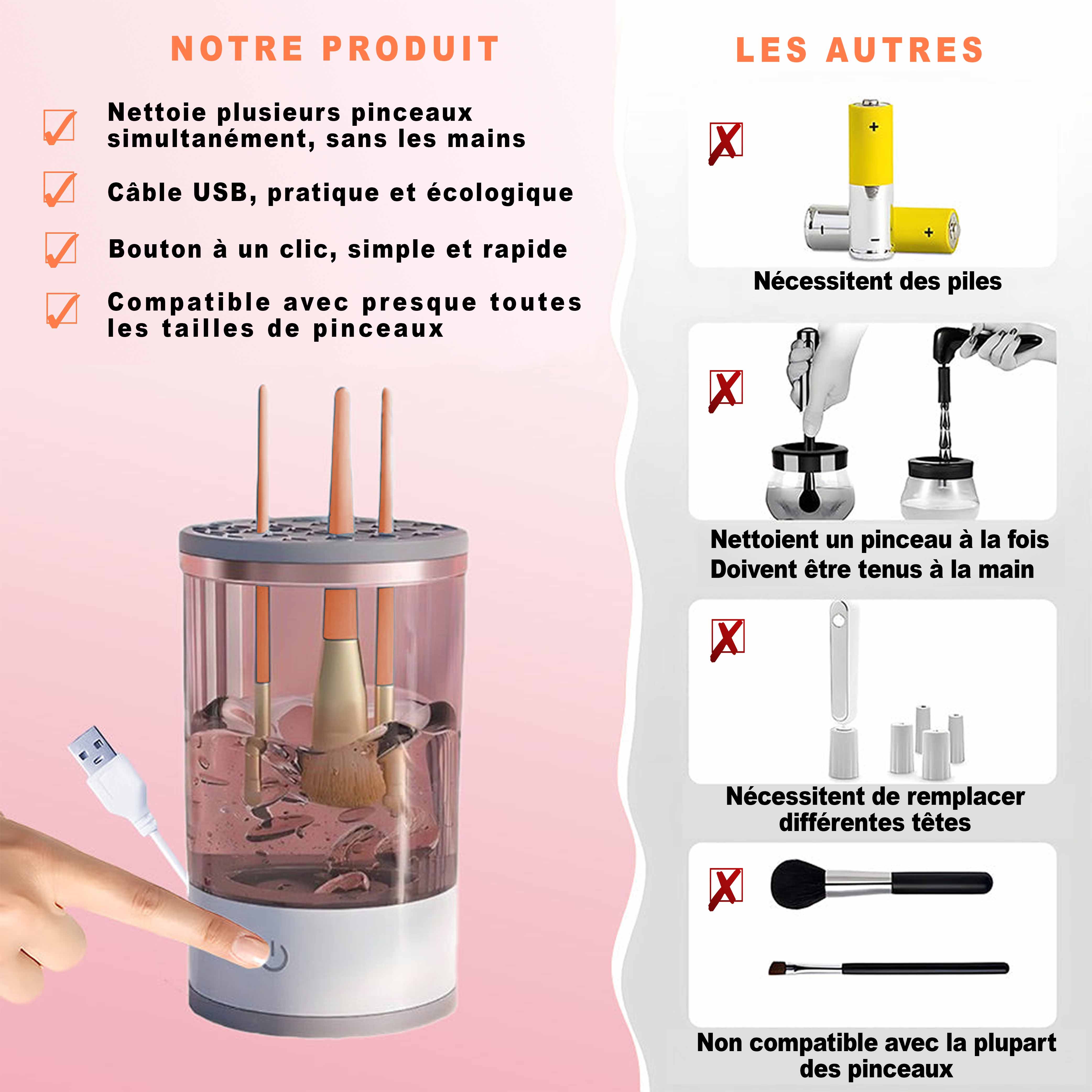 Beluna™ Nettoyeur de pinceaux